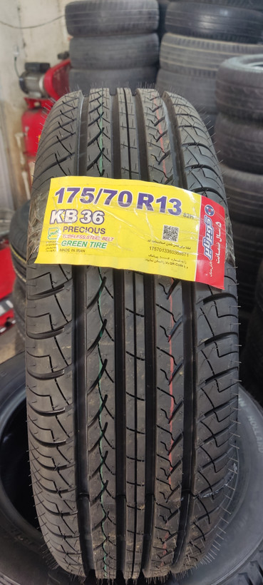 لاستیک کویر تایر ۱۷۵/۷۰R13 مدل kb36 تاریخ 2026